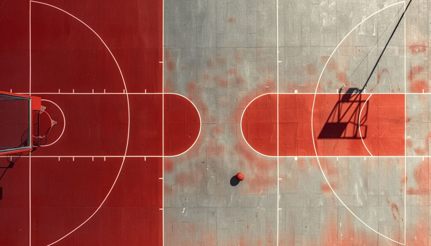 Autres - Guide étape par étape pour dessiner un terrain de basket