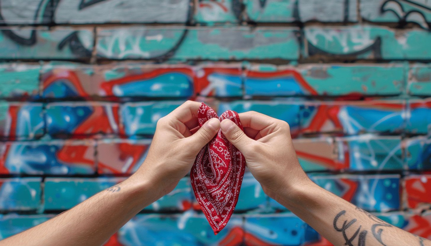 Guide étape par étape pour nouer un bandana à la manière gangsta