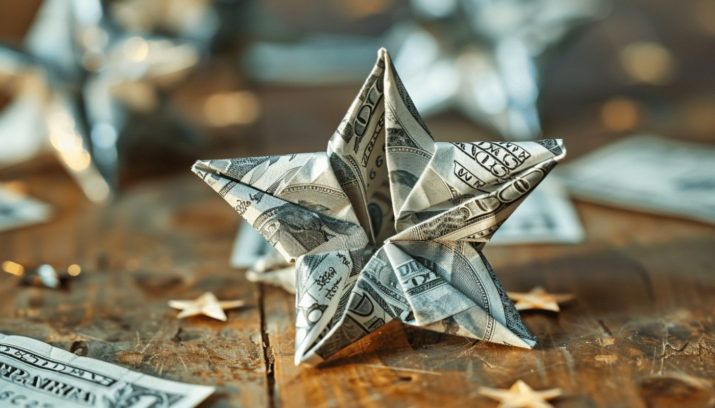 Autres - La magie du pliage : comment transformer un billet en étoile