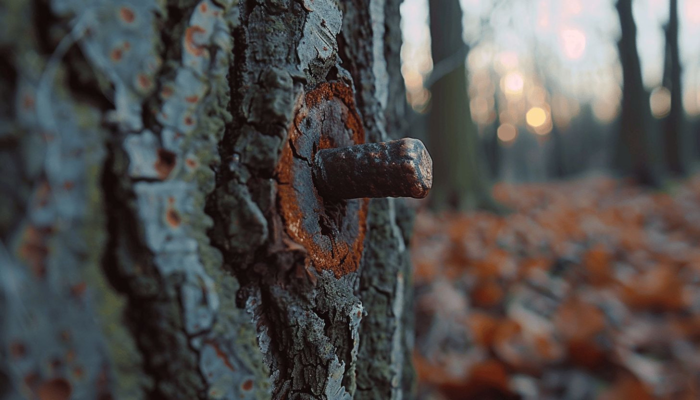 Autres - Le clou en cuivre dans un arbre : un remède traditionnel controversé
